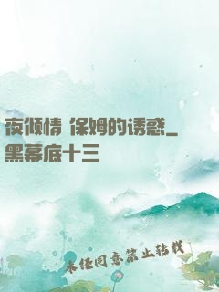 夜倾情 保姆的诱惑